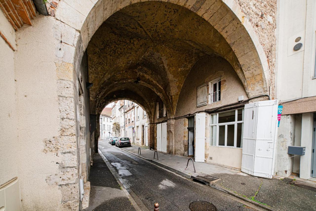 Apartament Centre Historique - Cour Privee - Arrivee Autonome Agen Zewnętrze zdjęcie